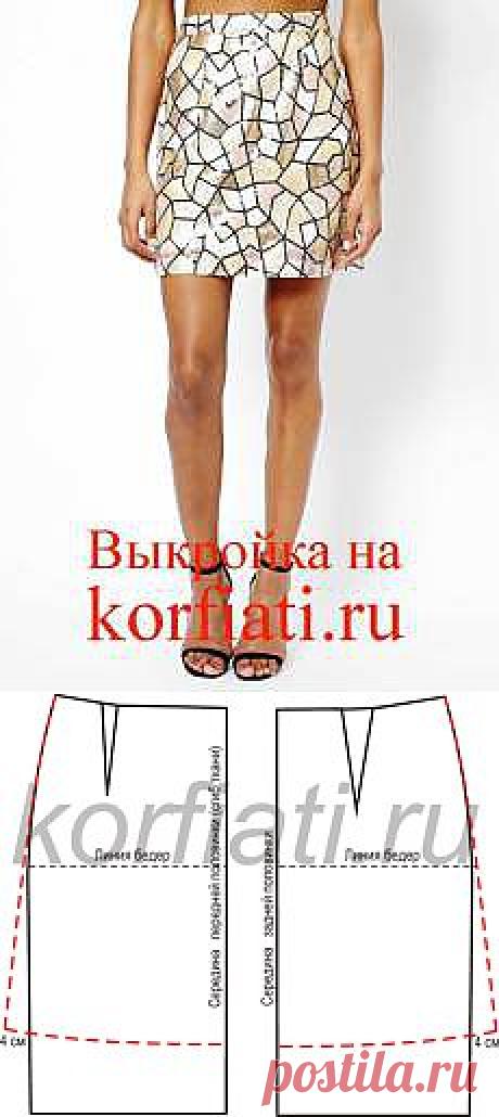 Выкройка мини-юбки и пиджака от ШКОЛЫ ШИТЬЯ Анастасии Корфиати