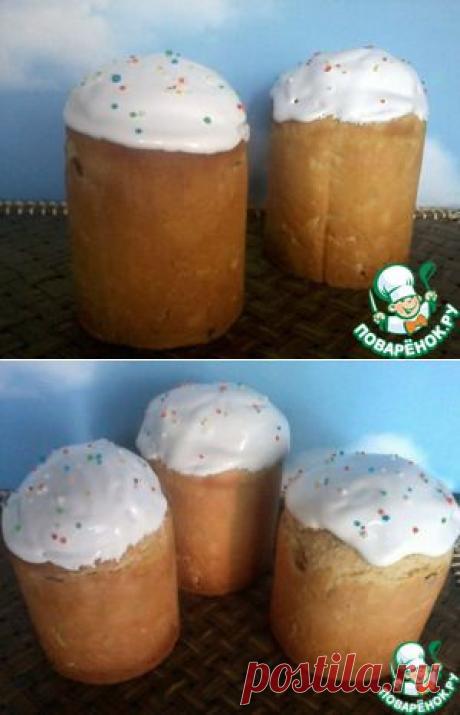 Кулич Пасхальный медовый - кулинарный рецепт