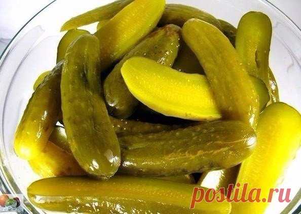 Бочковые хрустящие огурчики