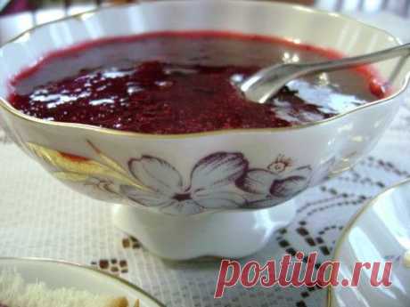 Клюква, протертая с сахаром и апельсином