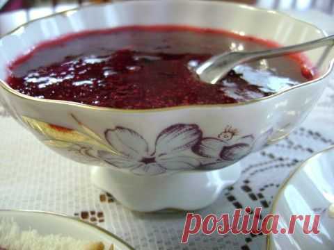 Клюква, протертая с сахаром и апельсином