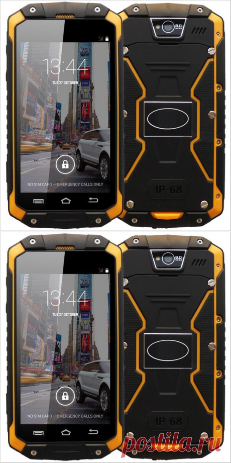 Новые Оригинальные Guophone V9 Водонепроницаемый Телефон MTK6572 Dual Core 4 ГБ ROM Android 4.4 4000 мАч Батареи WIFI GPS 3 Г WCDMA Прочный телефон купить на AliExpress
