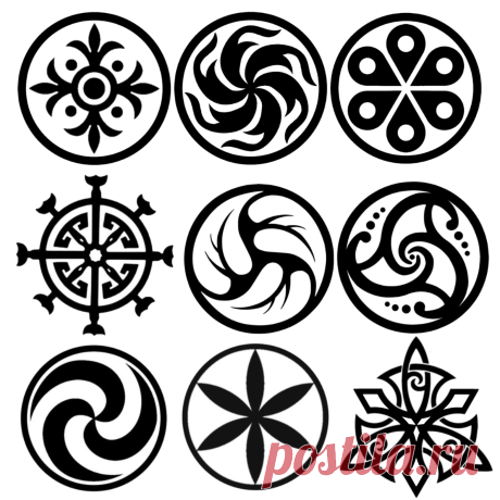 Circassian ornamental symbols of the Caucasus