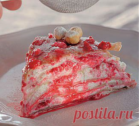 Творожно-ореховый блинный торт, второе блюдо. Пошаговый рецепт с фото на Gastronom.ru