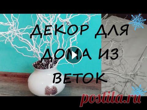 Привет всем!В этом видео покажу,как сделать декор для дома из веток.Я использовала ветки ивы извилистой,но можно взять любые другие. Ветки деревьев в ...