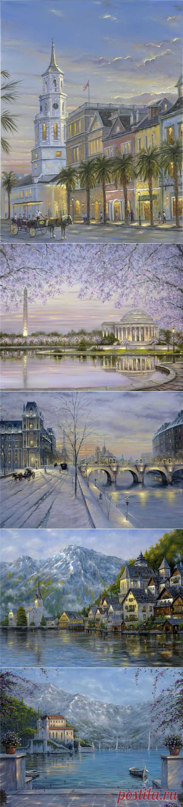 художник-импрессионист Robert Finale Site, современный американский художник.