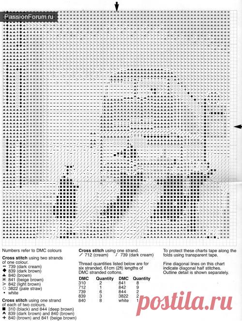 силуёты / Вышивка крестиком / PassionForum - мастер-классы по рукоделию