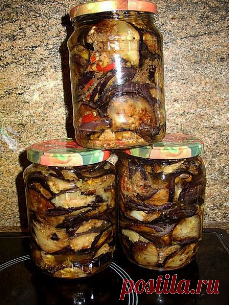Баклажаны на зиму - 3 вкуснейших рецепта.