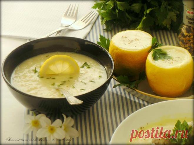 Αυγολέμονο (Авголемоно)
или гръцка лимоново-яйчна супа