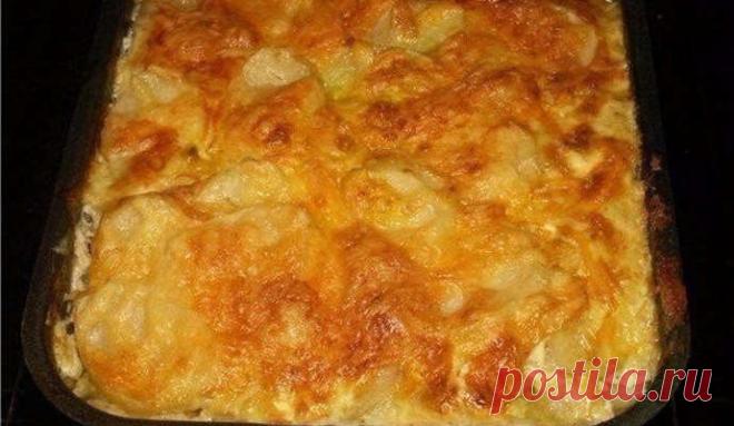 Рецепт запеканки с грибами и фаршем