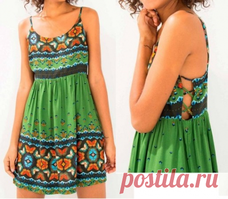 Vestido de alcinha com saia franzida | DIY - molde, corte e costura - Marlene Mukai