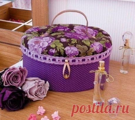 Красивая шкатулка из коробки