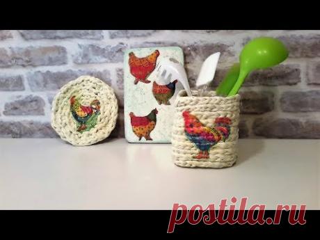 КОМПЛЕКТ ДЛЯ КУХНИ ИЗ ПЛАСТИКОВОЙ БУТЫЛКИ...KITCHEN SET OF PLASTIC BOTTLE. - YouTube