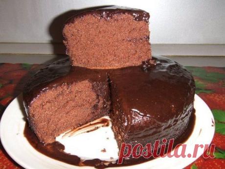 Шоколадное кухэ в мультиварке / Изысканные кулинарные рецепты