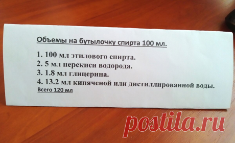 Антисептик для рук в домашних условиях по рекомендации ВОЗ | Мастер-Ок | Яндекс Дзен