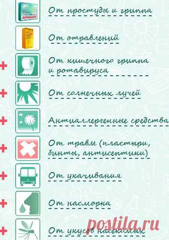 Дорожная аптечка: если с вами ребенок