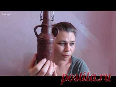Оксана Демикова. Имитация глиняных сосудов.