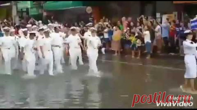 Визит в корее российских и американских моряков. Я плакал.