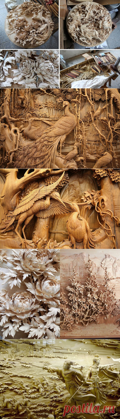 Резьба по дереву в Dongyang