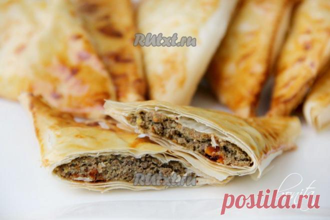 самосы из теста "Фило" (рецепт с фото) | RUtxt.ru