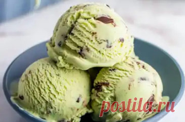Рецепт мороженого с мятой и шоколадом