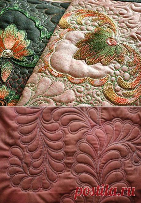 Квилтинг. Видео мастер-классы по стежке. Очень красивая техника!