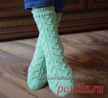 сообщение Сима_Пекер : Носки узором "Ручеёк". Описание от Ирэна Handmade (13:55 01-11-2018) [3798319/443300483] • ninanina345@ukr.net