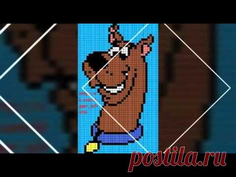 Схемы рисунков по клеточкам часть 3