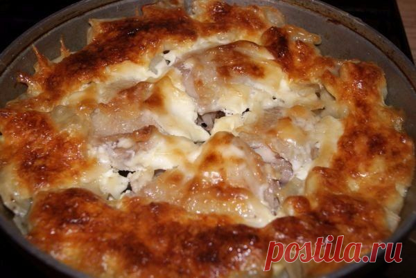 Куриные бедра в картофельном кольце