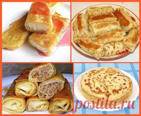 10 простых, но очень вкусных рецептов блинов