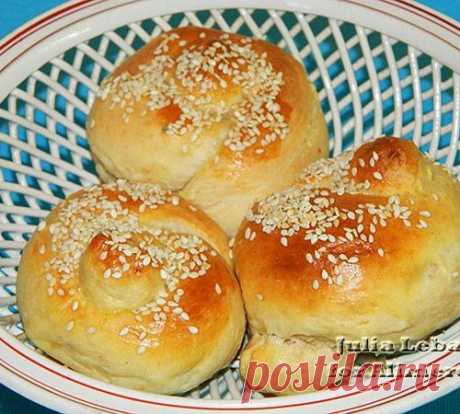 Нежные булочки на твороге