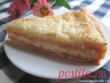 Насыпной пирог с яблоками | Кастрюльки.ру