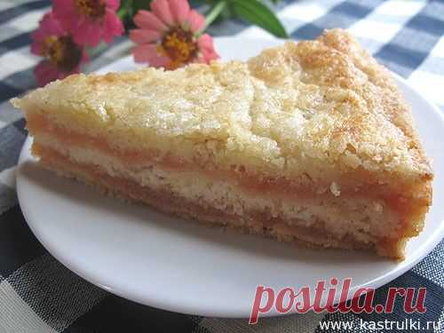 Насыпной пирог с яблоками | Кастрюльки.ру