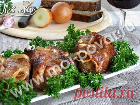Свиные ребрышки, запеченные в рукаве - кулинарный рецепт.