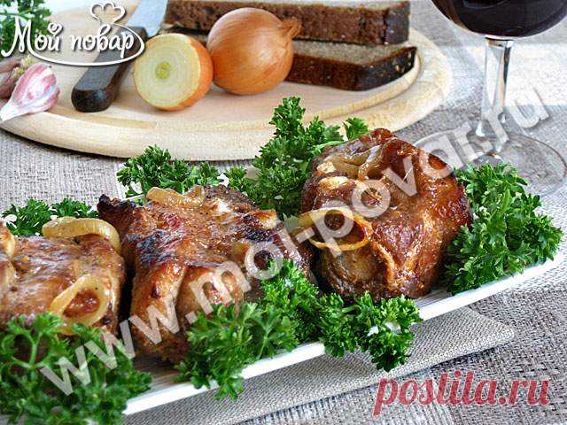 Свиные ребрышки, запеченные в рукаве - кулинарный рецепт.