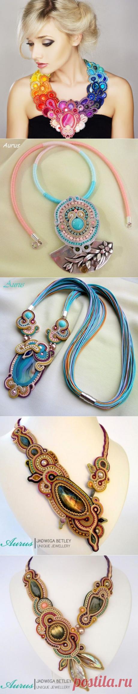 Самые красивые украшения из сутажа!.