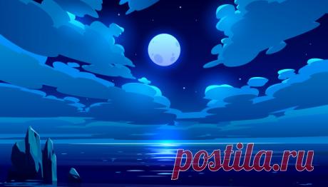 Скачивайте Иллюстрация шаржа океана ночи полнолуния бесплатно На Freepik вы найдете тысячи бесплатных векторных изображений