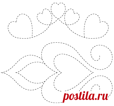 Схемы для стёжки лоскутных изделий