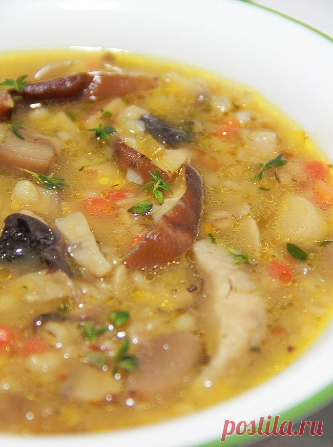 Наваристый, вкусный постный суп... с перловкой - Вкусные рецепты