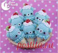Crochet ice cream baby bears - tooooo cute!