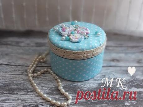 Шкатулка для украшений своими руками/шкатулка для бижутерии мк