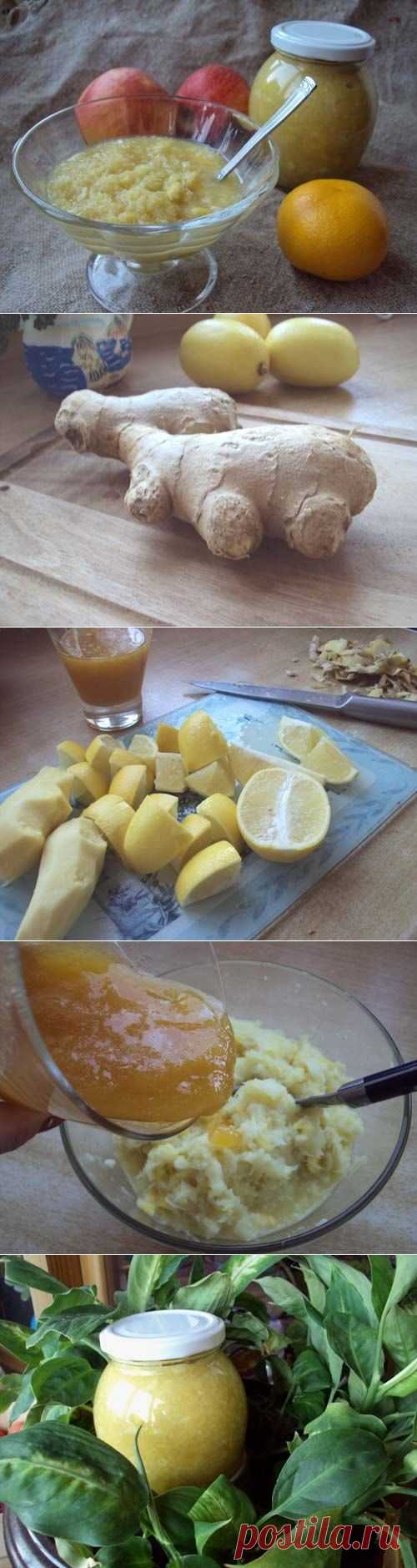 Имбирь с лимоном и медом - рецепт здоровья
