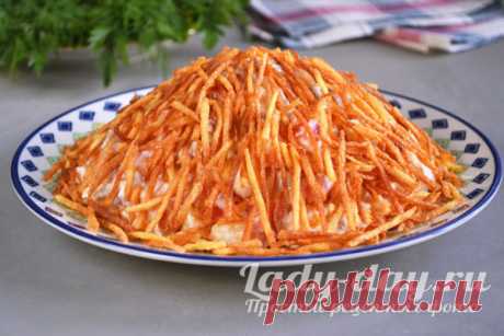 Салат с картофельной соломкой фри - "Муравейник". Рецепт с фото | Простые рецепты с фото