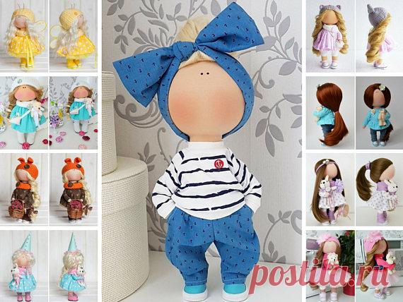 Fabric doll Tilda doll Nursery doll Puppen Interior doll Textile doll Poupée Handmade doll Bonita Blue doll Cloth doll Bambole by Tanya E Fabric doll Tilda doll Nursery doll Puppen Interior doll Textile doll Poupée Handmade doll Bonita Blue doll Cloth doll Bambole by Tanya E __________________________________________________________________________________________  Hello, dear visitors!  This is handmade soft doll created by Master Tanya E. (Moscow, Russia).  All dolls on ...
