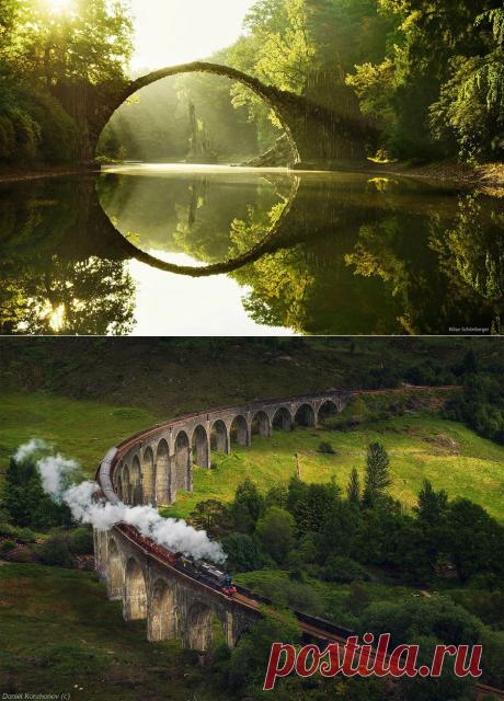 15 УДИВИТЕЛЬНЫХ МОСТОВ, В КОТОРЫХ ЗАСТЫЛИ ПРИРОДА И ВРЕМЯ - КРАСИВЫЕ КАРТИНКИ. ВИДЕО. МИР, В КОТОРОМ МЫ ЖИВЕМ! - Группы Мой Мир