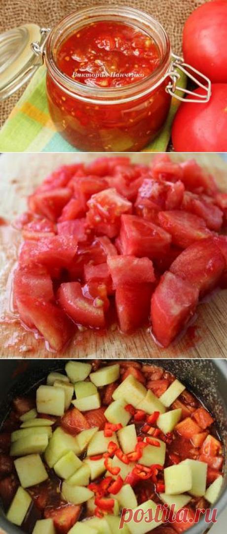 Пряный томатно-яблочный джем