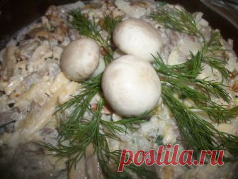 Салат с языком 