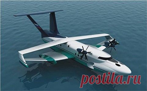 РОССИЯ РАЗРАБОТАЛА ПРОЕКТ НОВОГО МОРСКОГО ЭКРАНОПЛАНА