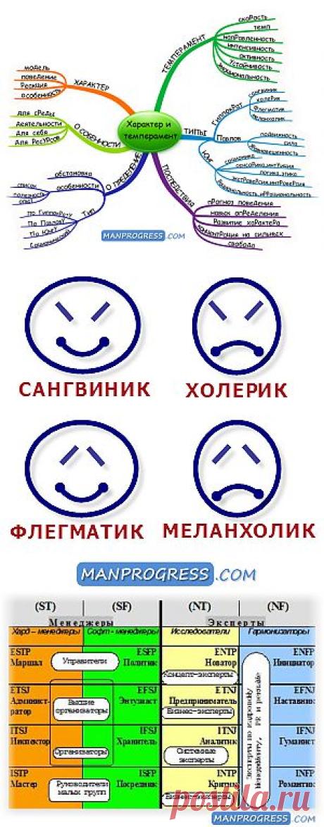 Определение характера и темперамента