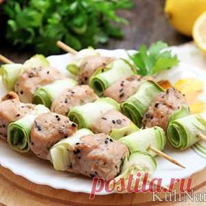 КУРИНЫЙ ШАШЛЫК В ДУХОВКЕ